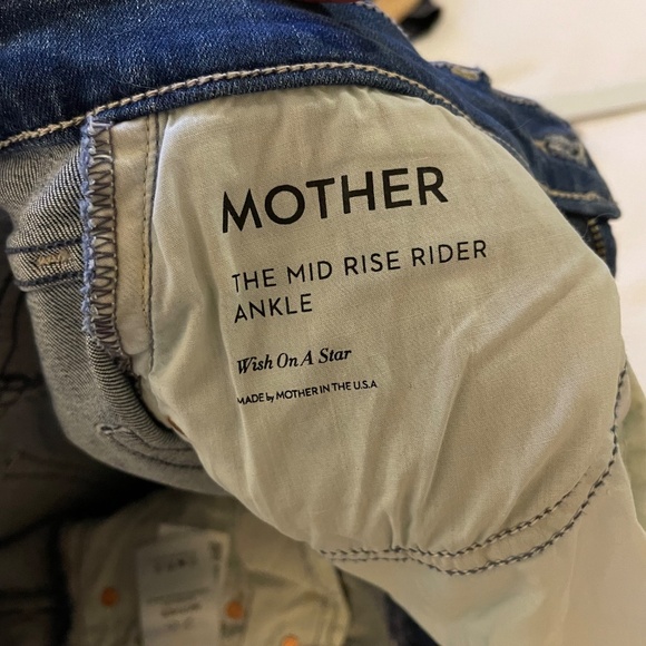 Mother Highwaisted  MidRise riser ankler - Picture 10 of 13